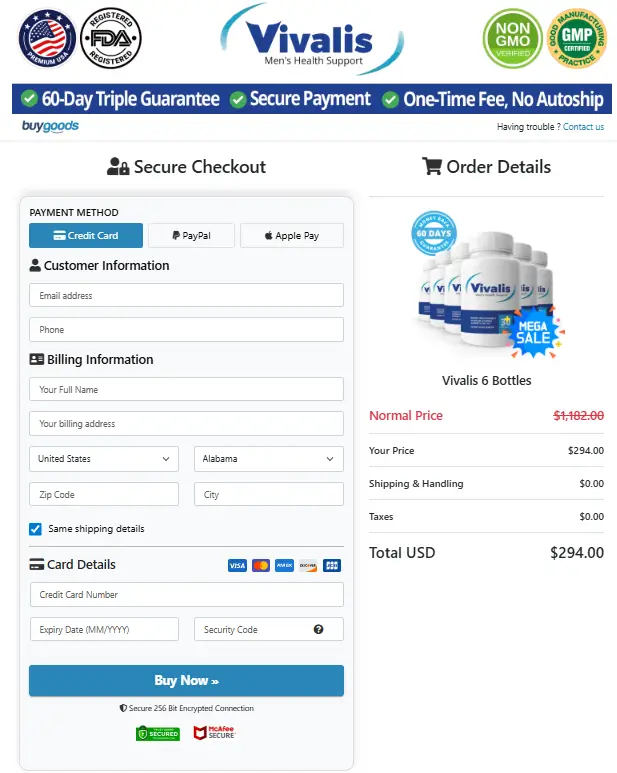 VIVALIS-Secure-Checkout